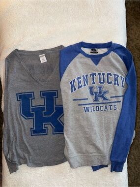 Kentucky Wildcats Women’s Fan Bundle PINK VS Long Sleeve + Sweatshirt Lot M